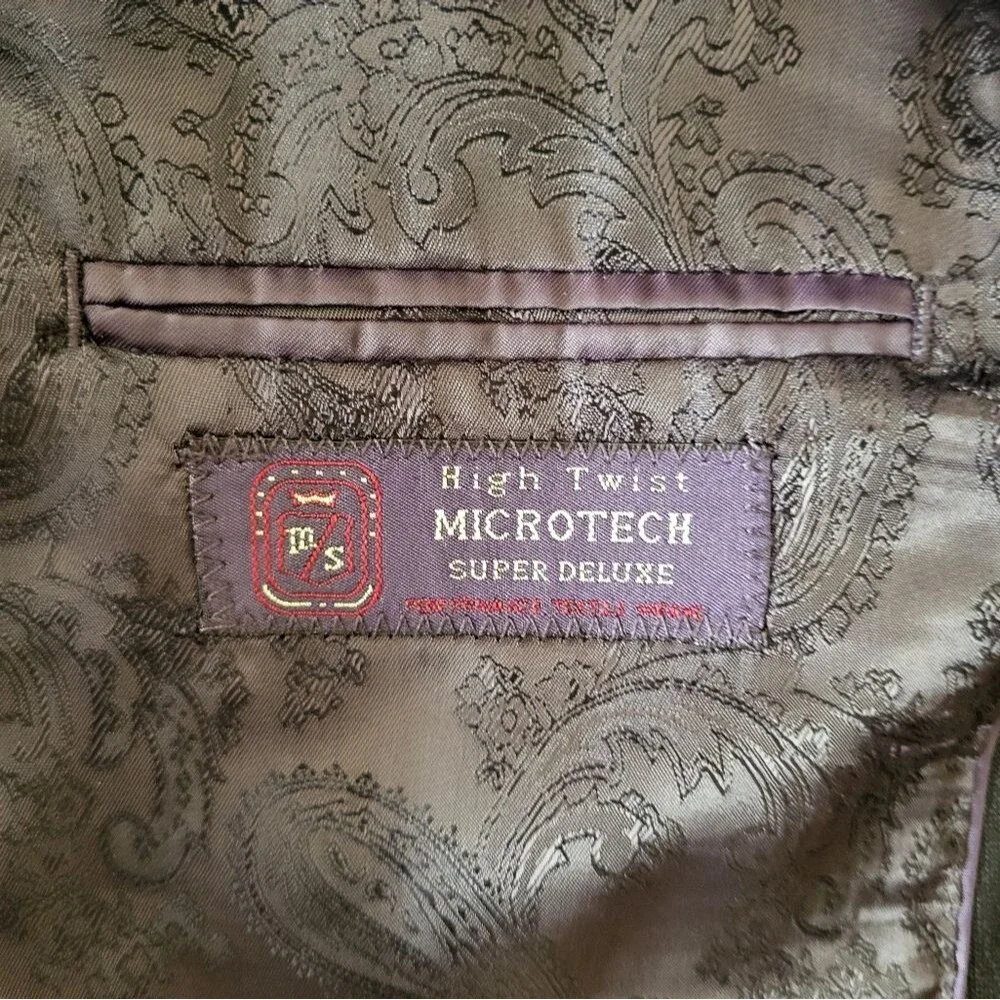 Two Button Microtek Blazer / Sports Coat by Adolfo - 42R